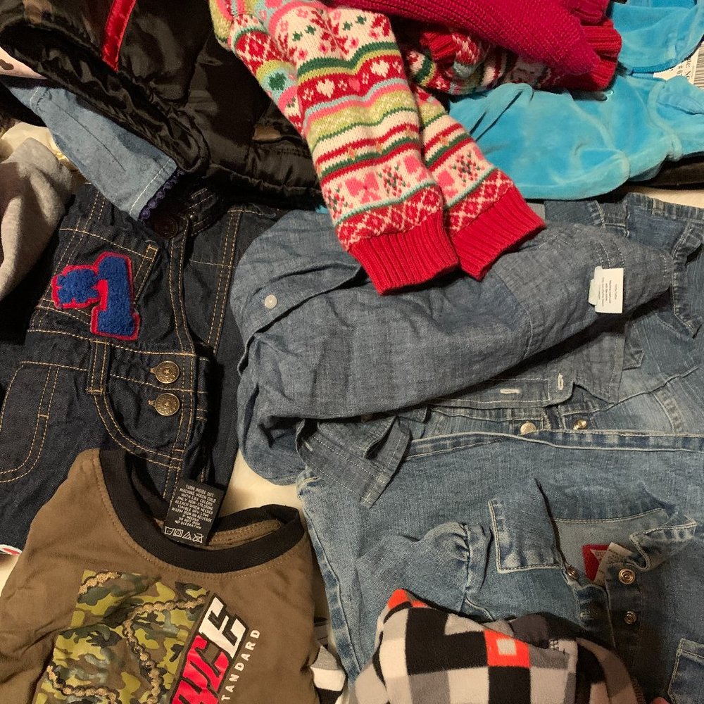 A Lot 10 Piece or 5lbs size 12M Baby Boys Clothing Bundle